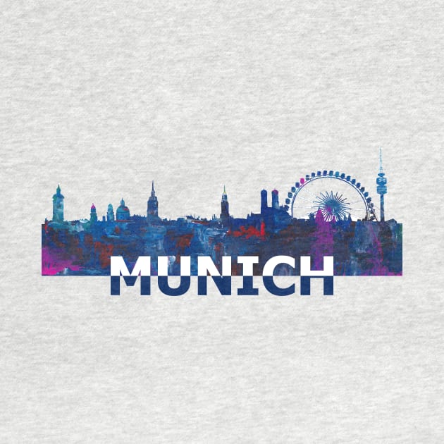 Munich Skyline by artshop77